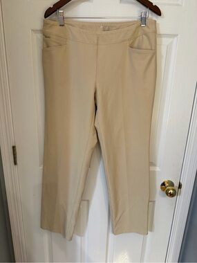 adidas Beige Pull-On stretchy pants